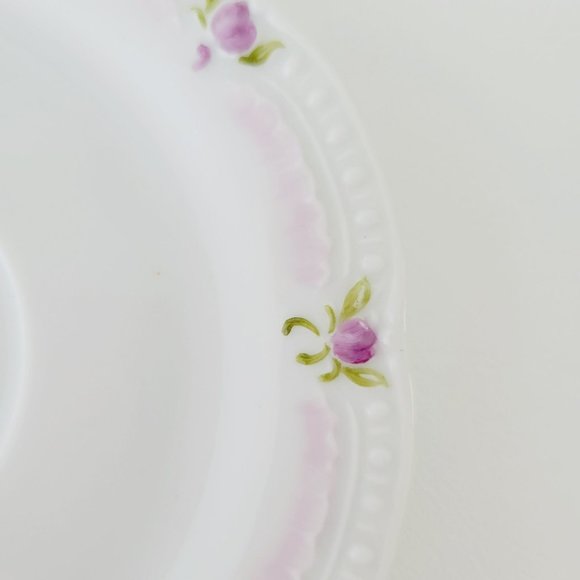 Hutschenreuther Viktoria Hand-Painted Teacup/Saucer, Rare Elegant German Teacup - Picture 5 of 12